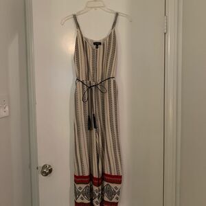 Nordstrom Women's Black and Cream Jumpsuit